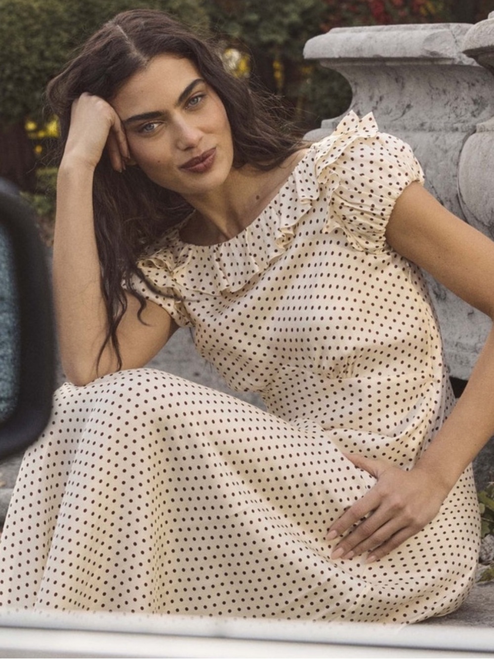 Doen Emerence Dress Creme Portia Dot - Picture 3 of 12